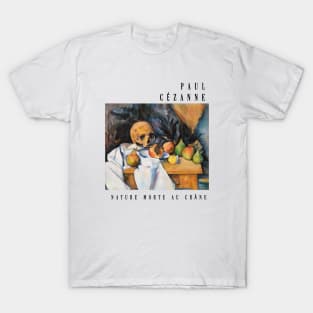 Paul Cezanne Nature Morte au Crane Painting T-Shirt